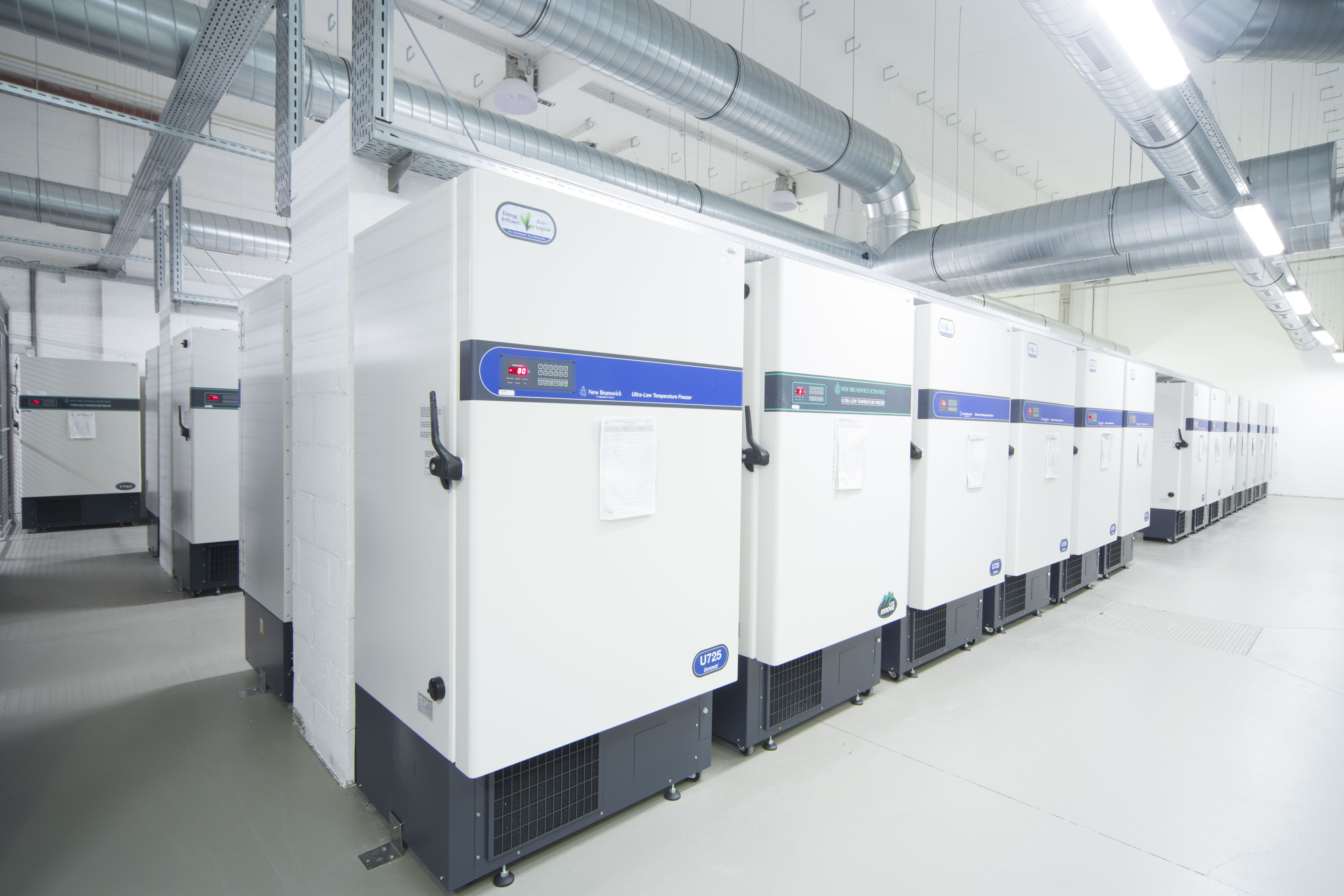 Biorepository freezers